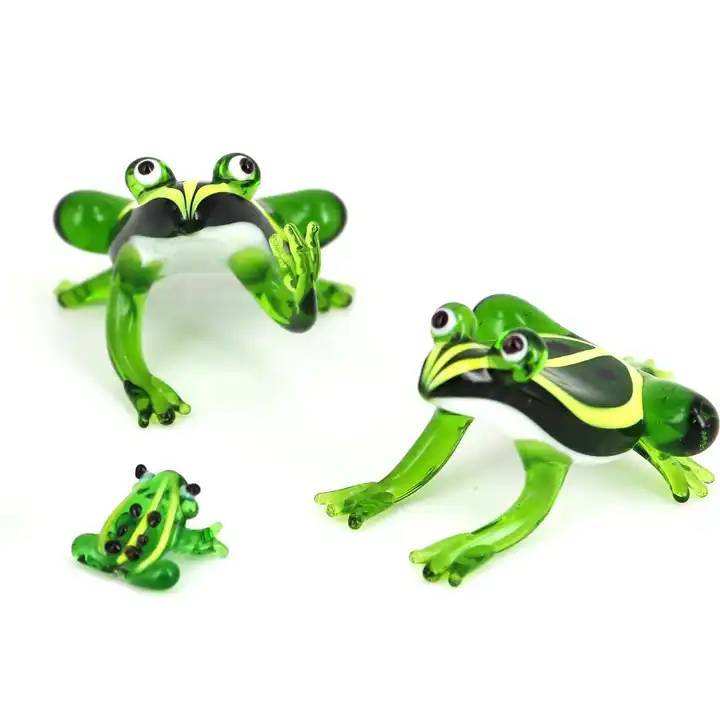 Murano glass animal gifts miniature frog figurine
